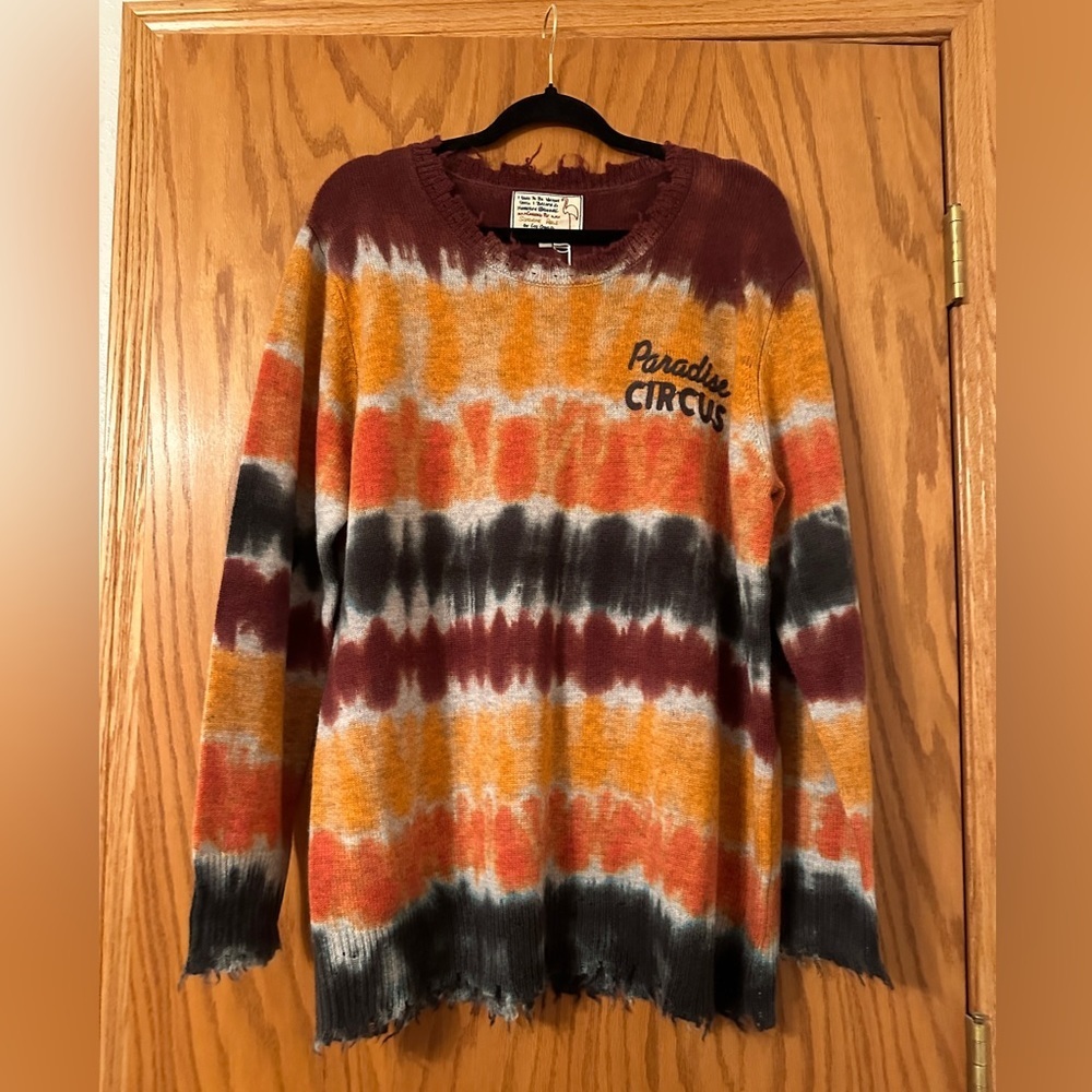 Sandrine Rose Wool & Cashmere Blend “Paradise Circus” Sweater - NWT - Size L